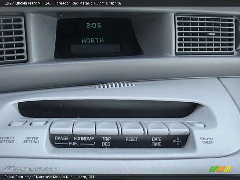 Toreador Red Metallic / Light Graphite 1997 Lincoln Mark VIII LSC
