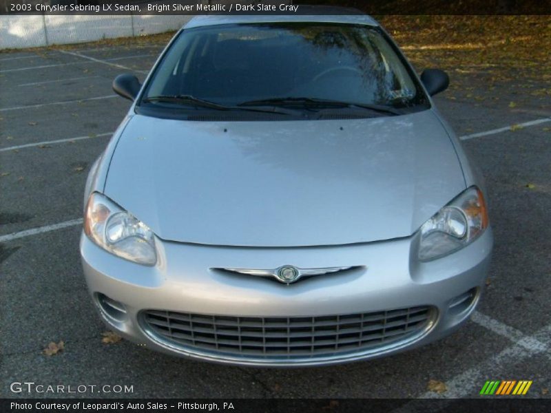 Bright Silver Metallic / Dark Slate Gray 2003 Chrysler Sebring LX Sedan
