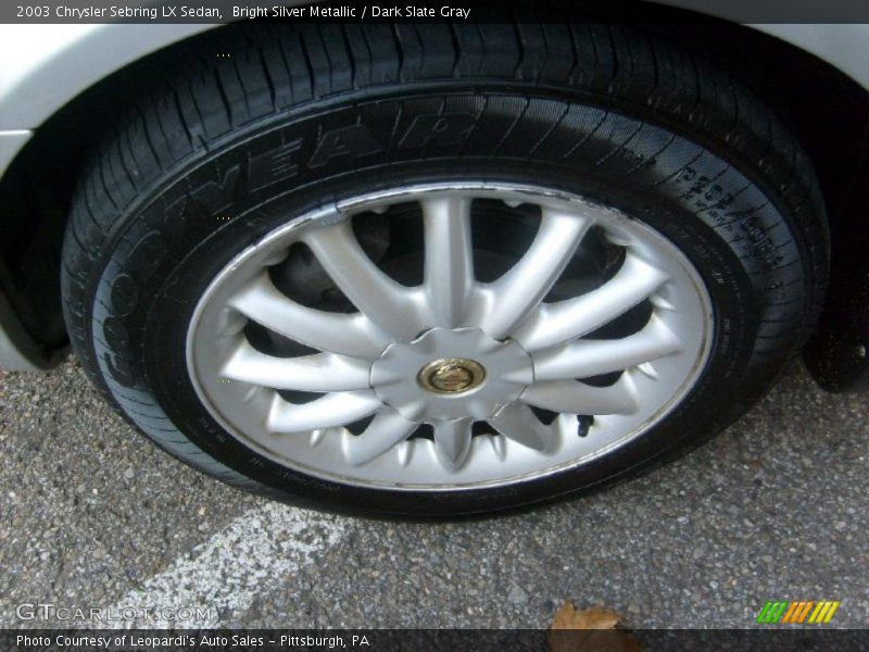 Bright Silver Metallic / Dark Slate Gray 2003 Chrysler Sebring LX Sedan