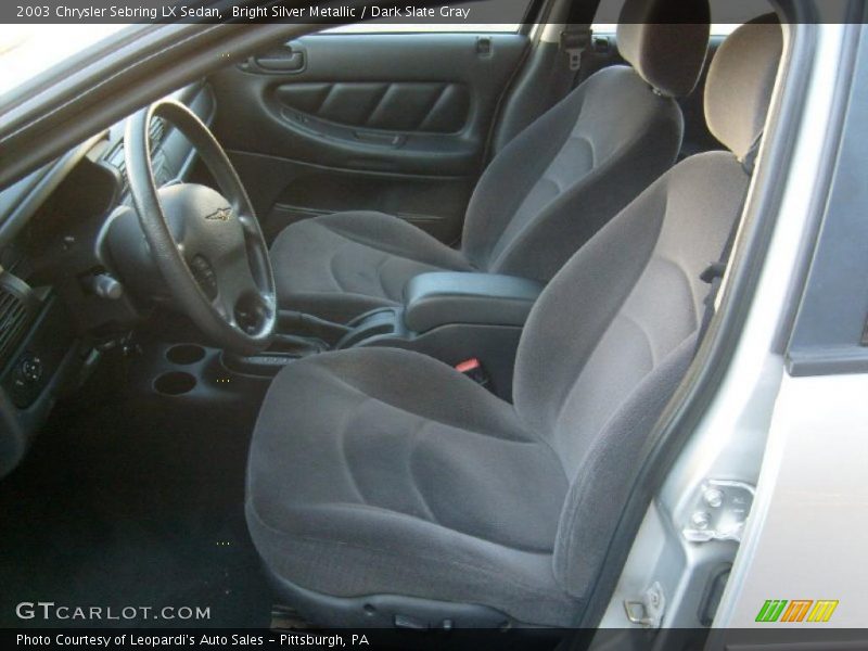 Bright Silver Metallic / Dark Slate Gray 2003 Chrysler Sebring LX Sedan