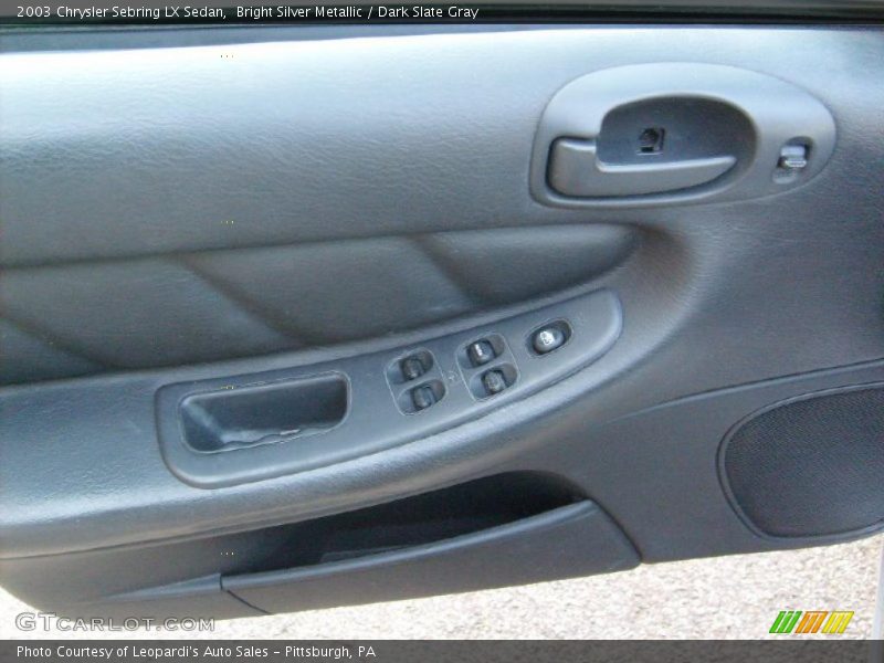 Bright Silver Metallic / Dark Slate Gray 2003 Chrysler Sebring LX Sedan