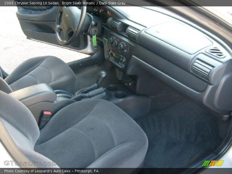 Bright Silver Metallic / Dark Slate Gray 2003 Chrysler Sebring LX Sedan