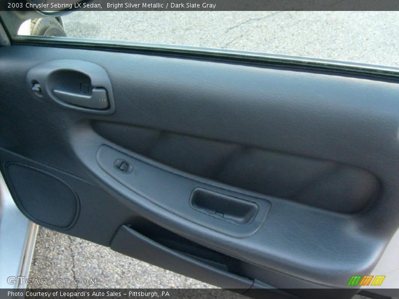 Bright Silver Metallic / Dark Slate Gray 2003 Chrysler Sebring LX Sedan
