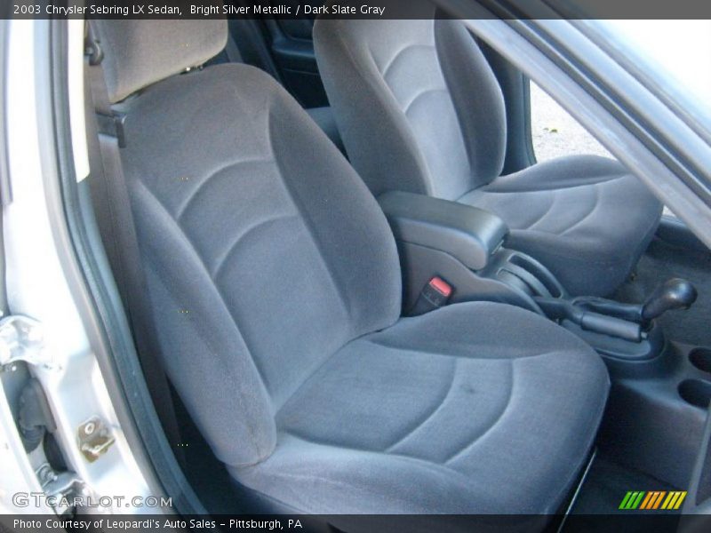 Bright Silver Metallic / Dark Slate Gray 2003 Chrysler Sebring LX Sedan