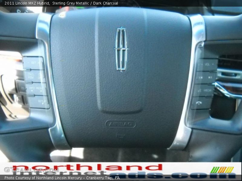 Sterling Grey Metallic / Dark Charcoal 2011 Lincoln MKZ Hybrid