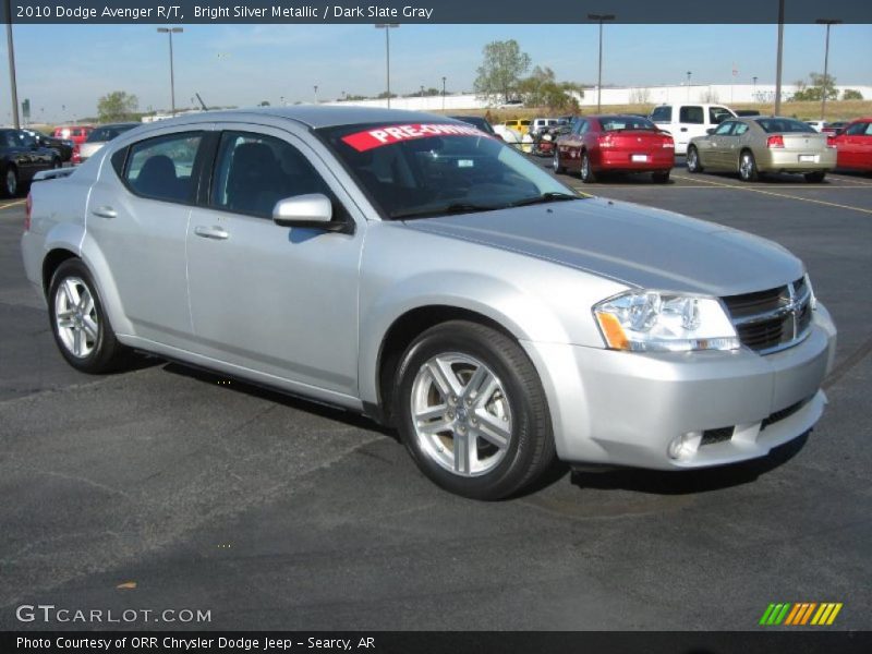 Bright Silver Metallic / Dark Slate Gray 2010 Dodge Avenger R/T