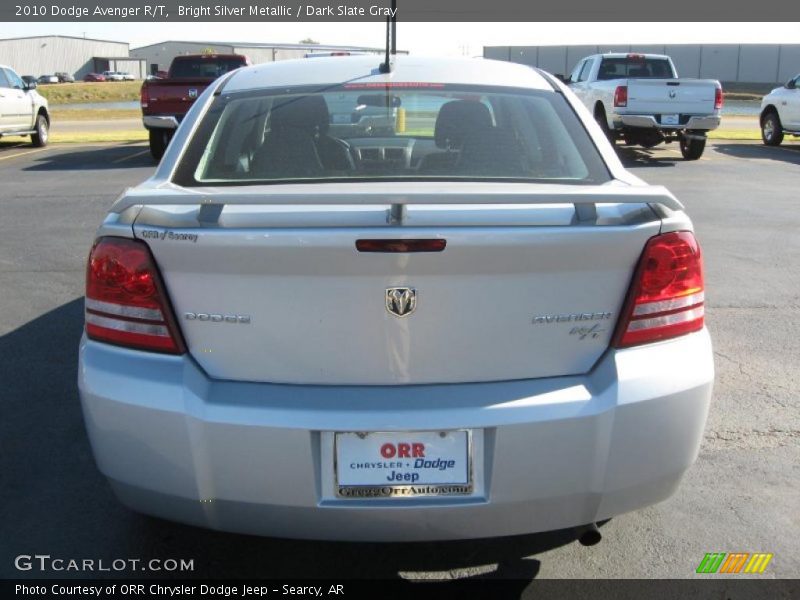 Bright Silver Metallic / Dark Slate Gray 2010 Dodge Avenger R/T