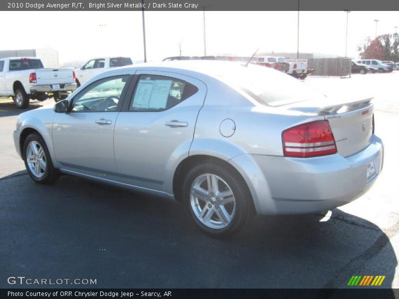 Bright Silver Metallic / Dark Slate Gray 2010 Dodge Avenger R/T