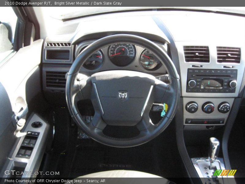 Bright Silver Metallic / Dark Slate Gray 2010 Dodge Avenger R/T