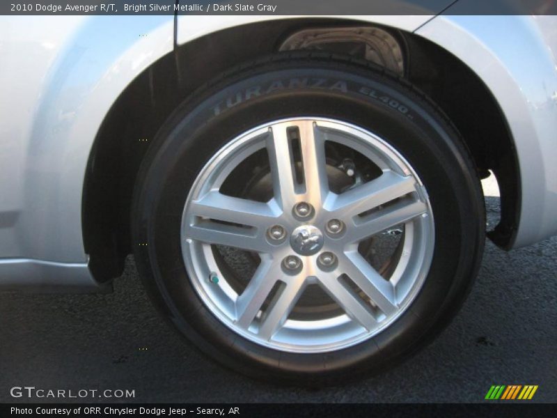 Bright Silver Metallic / Dark Slate Gray 2010 Dodge Avenger R/T