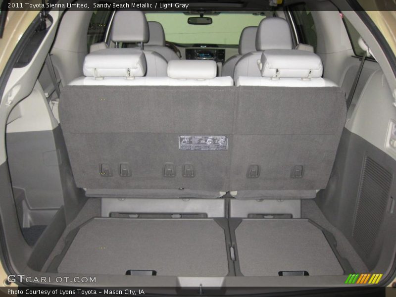 Sandy Beach Metallic / Light Gray 2011 Toyota Sienna Limited