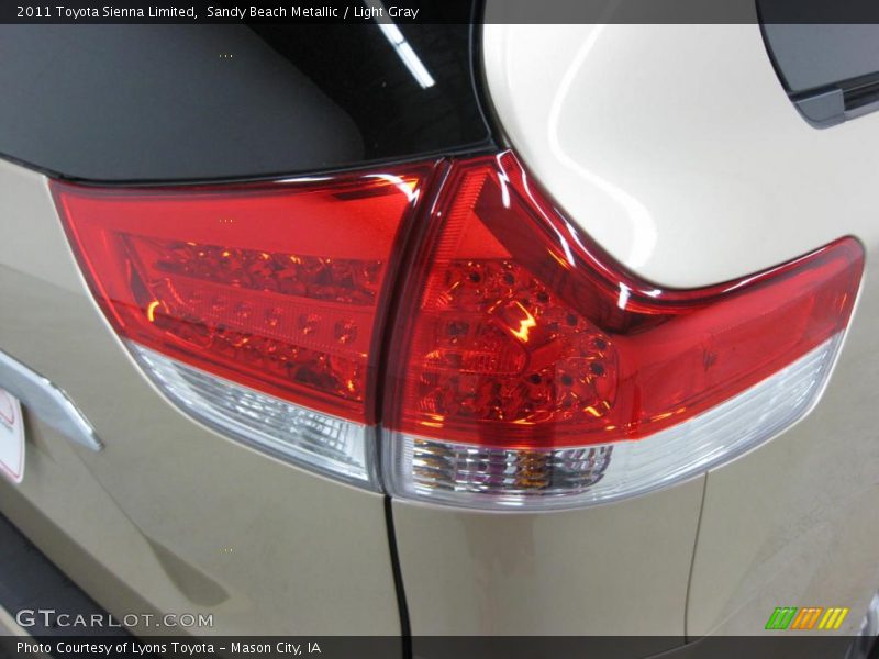 Sandy Beach Metallic / Light Gray 2011 Toyota Sienna Limited