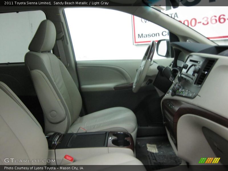 Sandy Beach Metallic / Light Gray 2011 Toyota Sienna Limited