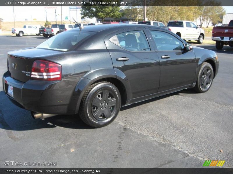 Brilliant Black Crystal Pearl / Dark Slate Gray 2010 Dodge Avenger SXT