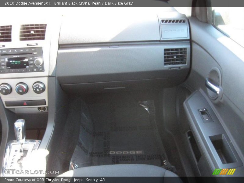 Brilliant Black Crystal Pearl / Dark Slate Gray 2010 Dodge Avenger SXT