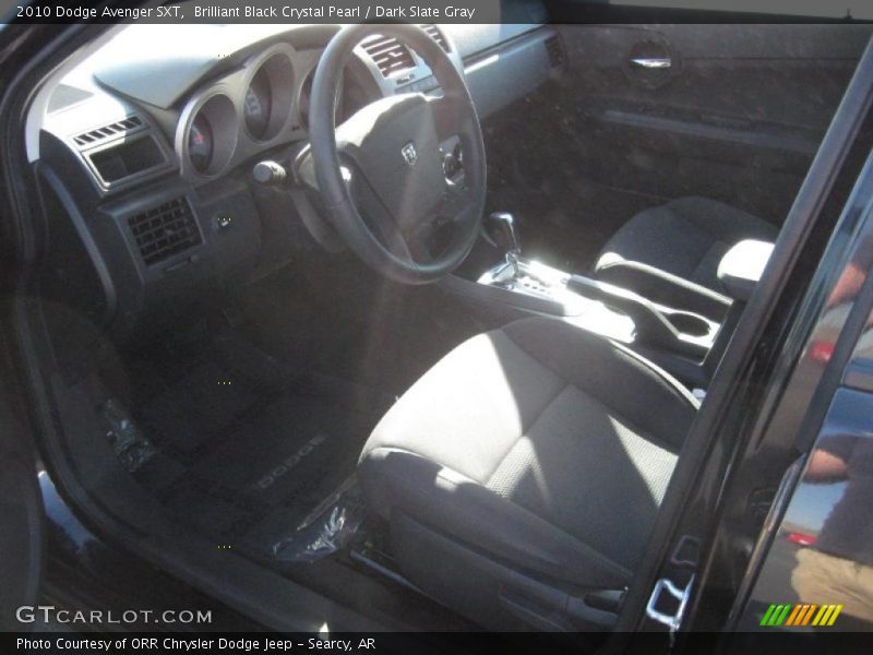 Brilliant Black Crystal Pearl / Dark Slate Gray 2010 Dodge Avenger SXT