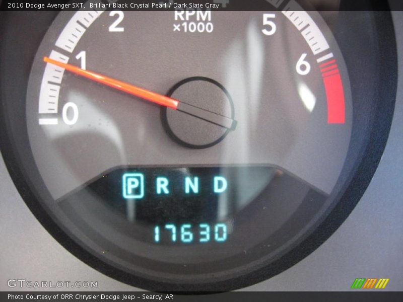 Brilliant Black Crystal Pearl / Dark Slate Gray 2010 Dodge Avenger SXT