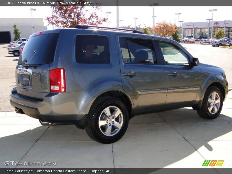 Nimbus Gray Metallic / Gray 2009 Honda Pilot EX