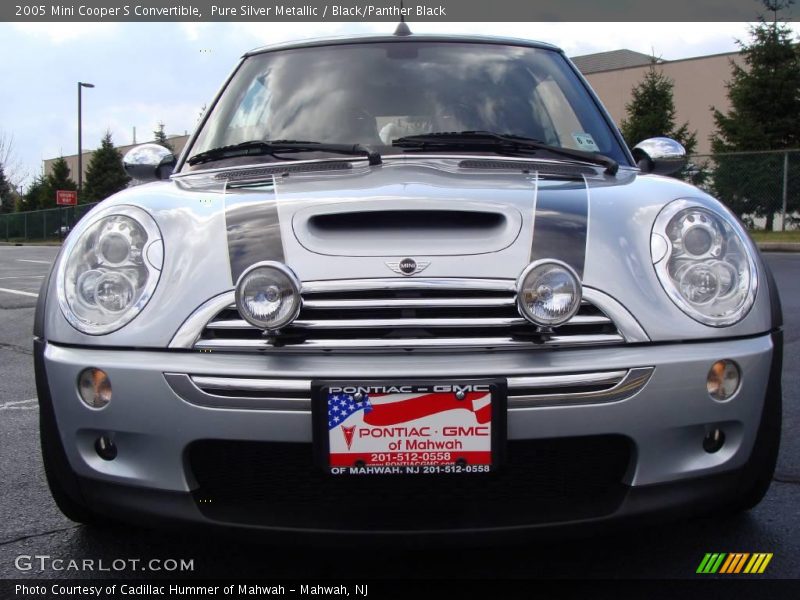 Pure Silver Metallic / Black/Panther Black 2005 Mini Cooper S Convertible