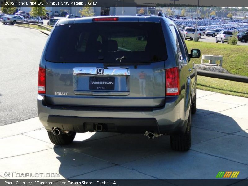 Nimbus Gray Metallic / Gray 2009 Honda Pilot EX