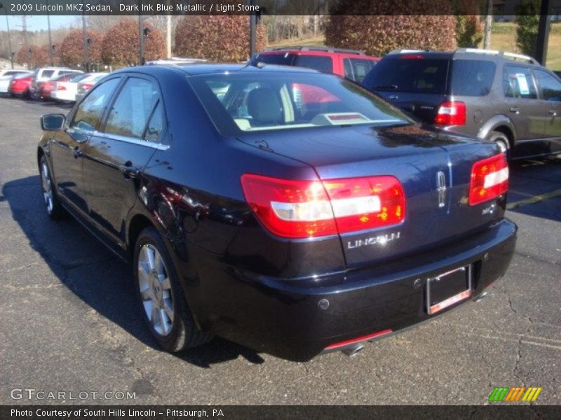 Dark Ink Blue Metallic / Light Stone 2009 Lincoln MKZ Sedan