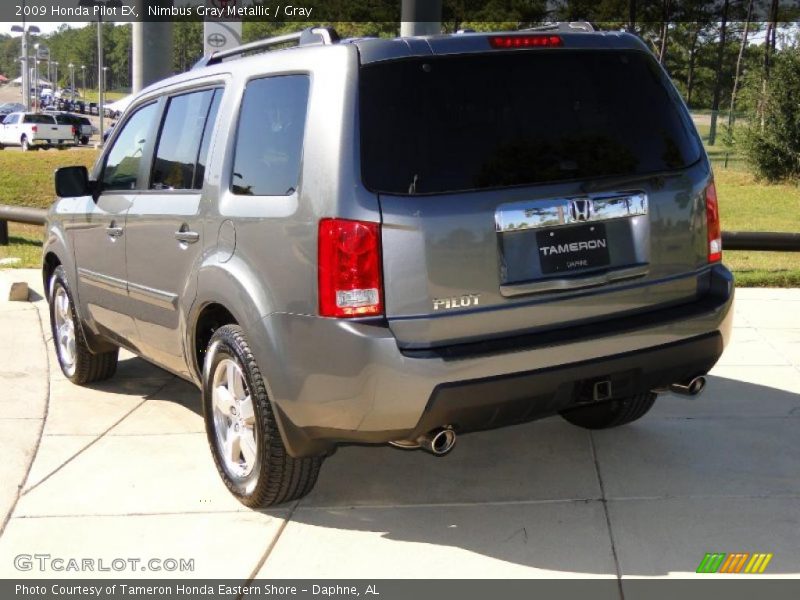 Nimbus Gray Metallic / Gray 2009 Honda Pilot EX