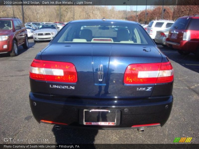 Dark Ink Blue Metallic / Light Stone 2009 Lincoln MKZ Sedan