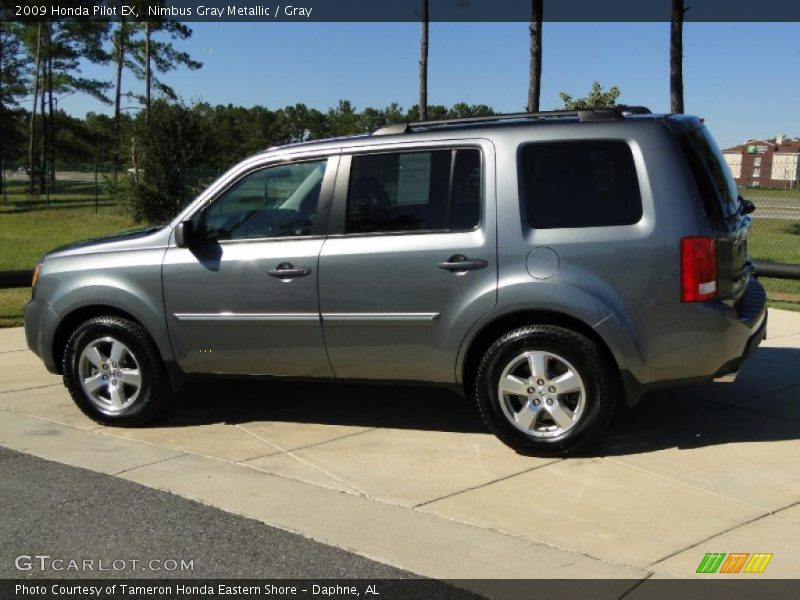 Nimbus Gray Metallic / Gray 2009 Honda Pilot EX