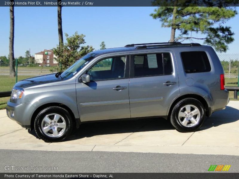 Nimbus Gray Metallic / Gray 2009 Honda Pilot EX