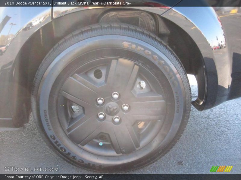 Brilliant Black Crystal Pearl / Dark Slate Gray 2010 Dodge Avenger SXT