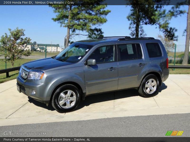 Nimbus Gray Metallic / Gray 2009 Honda Pilot EX