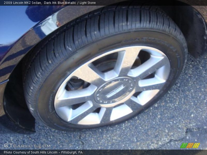 Dark Ink Blue Metallic / Light Stone 2009 Lincoln MKZ Sedan