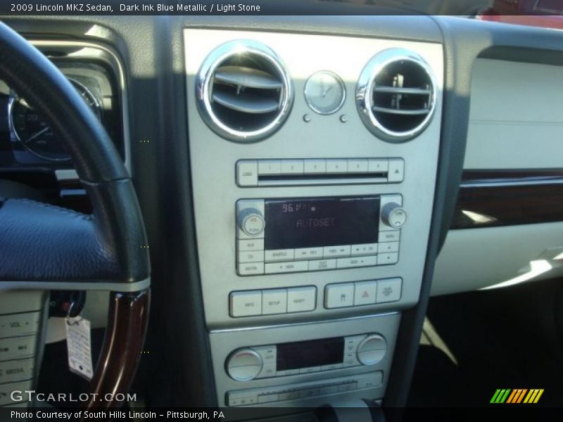 Dark Ink Blue Metallic / Light Stone 2009 Lincoln MKZ Sedan