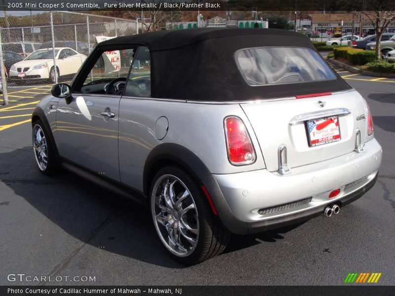 Pure Silver Metallic / Black/Panther Black 2005 Mini Cooper S Convertible