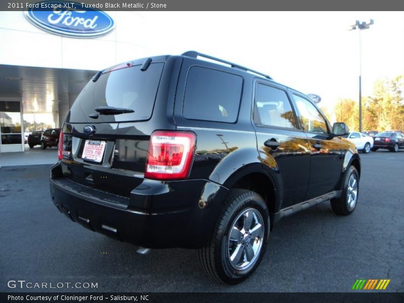 Tuxedo Black Metallic / Stone 2011 Ford Escape XLT