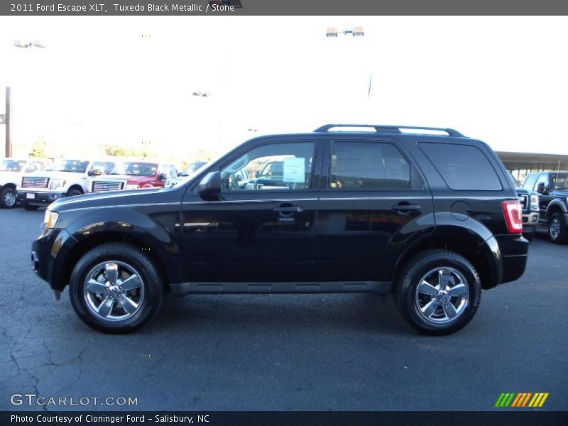 Tuxedo Black Metallic / Stone 2011 Ford Escape XLT