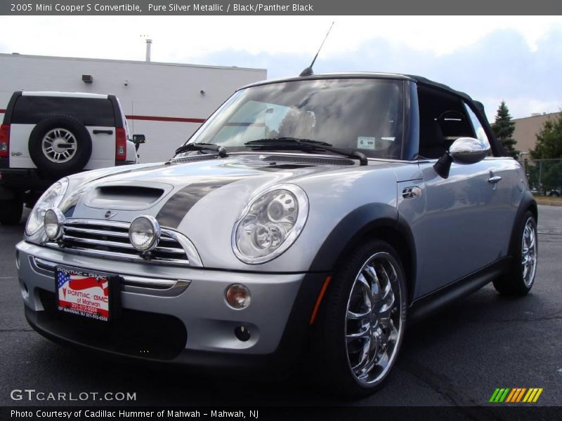 Pure Silver Metallic / Black/Panther Black 2005 Mini Cooper S Convertible