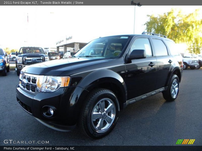 Tuxedo Black Metallic / Stone 2011 Ford Escape XLT