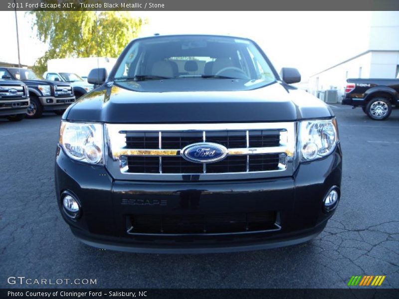 Tuxedo Black Metallic / Stone 2011 Ford Escape XLT