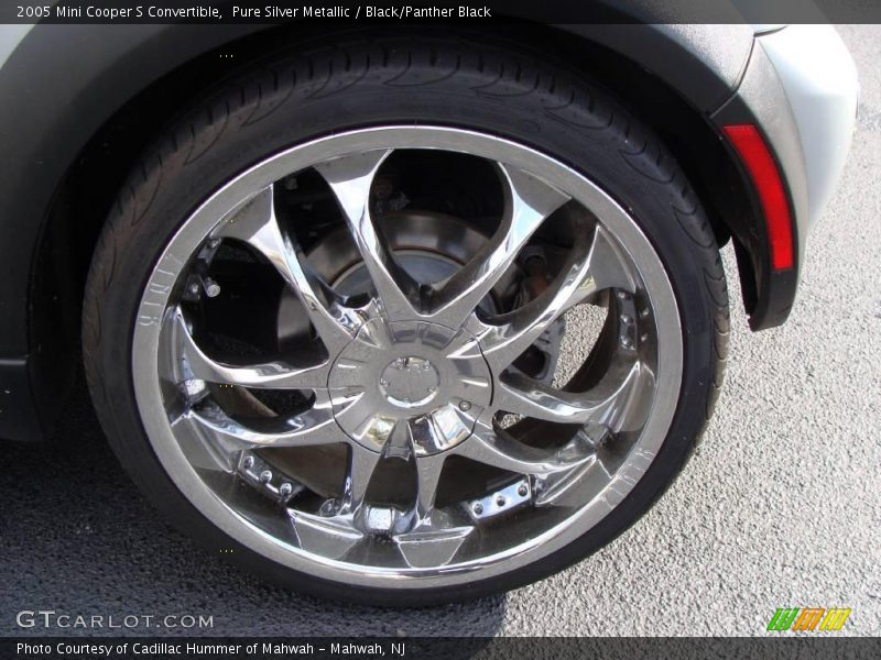 Pure Silver Metallic / Black/Panther Black 2005 Mini Cooper S Convertible