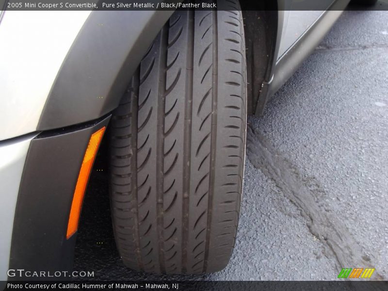 Pure Silver Metallic / Black/Panther Black 2005 Mini Cooper S Convertible