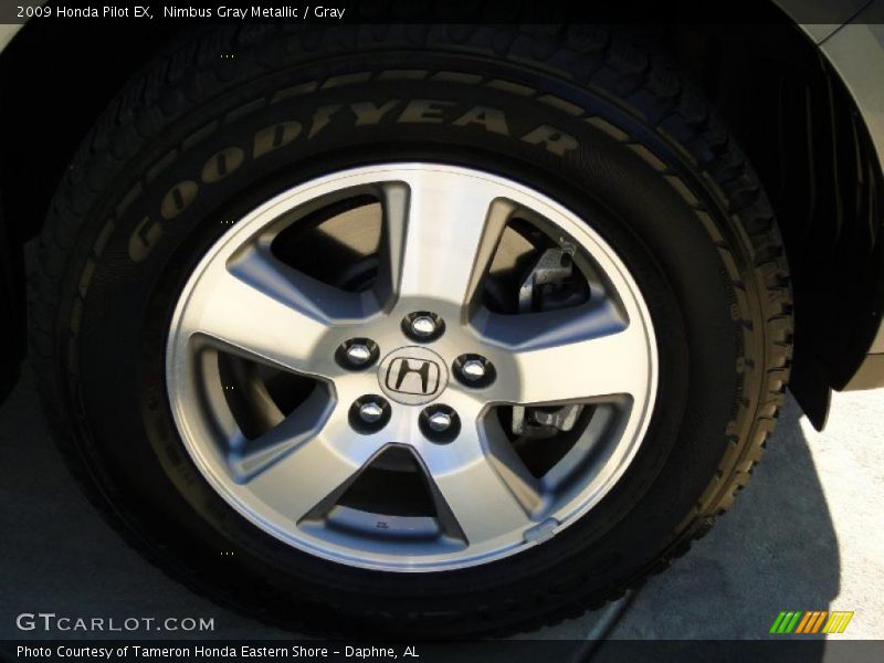 Nimbus Gray Metallic / Gray 2009 Honda Pilot EX