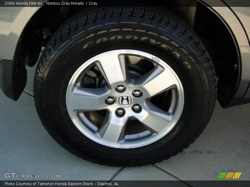 Nimbus Gray Metallic / Gray 2009 Honda Pilot EX