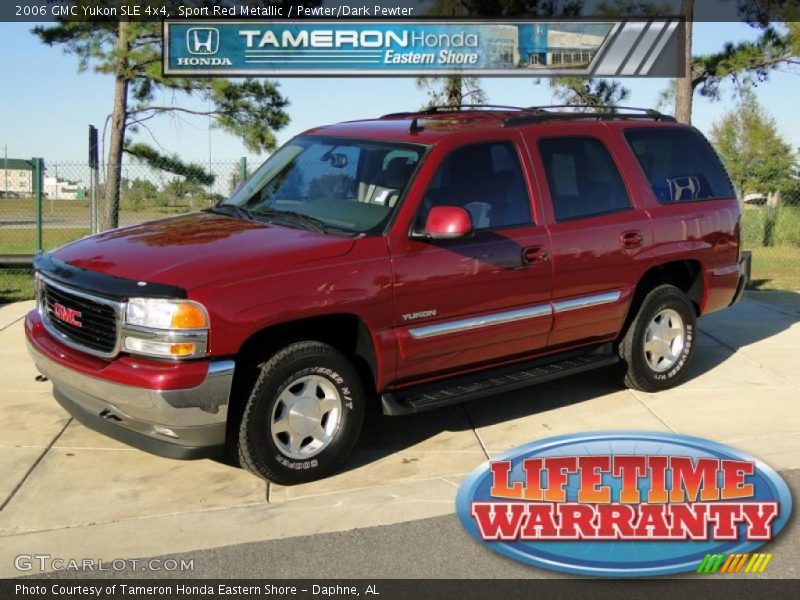 Sport Red Metallic / Pewter/Dark Pewter 2006 GMC Yukon SLE 4x4