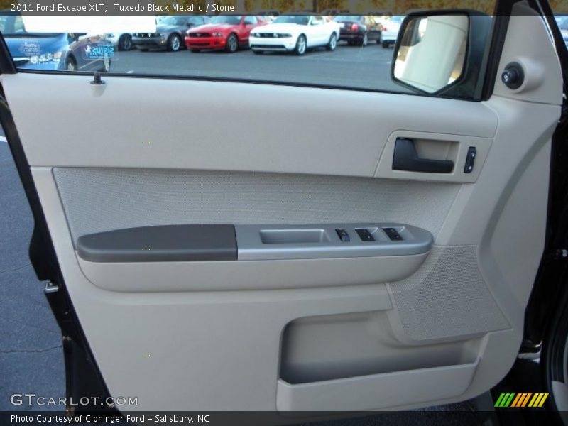 Tuxedo Black Metallic / Stone 2011 Ford Escape XLT