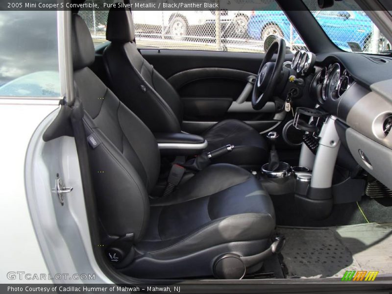 Pure Silver Metallic / Black/Panther Black 2005 Mini Cooper S Convertible