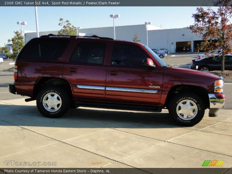 Sport Red Metallic / Pewter/Dark Pewter 2006 GMC Yukon SLE 4x4