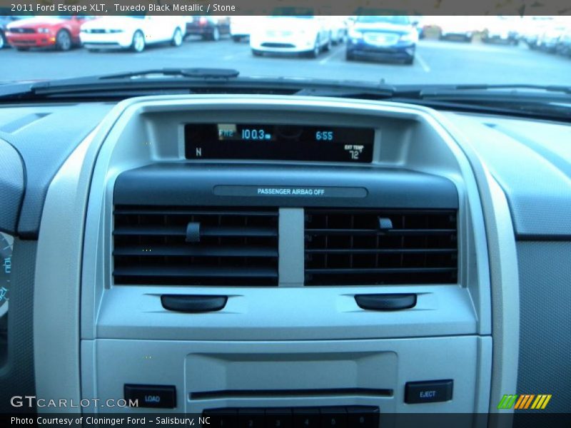 Tuxedo Black Metallic / Stone 2011 Ford Escape XLT