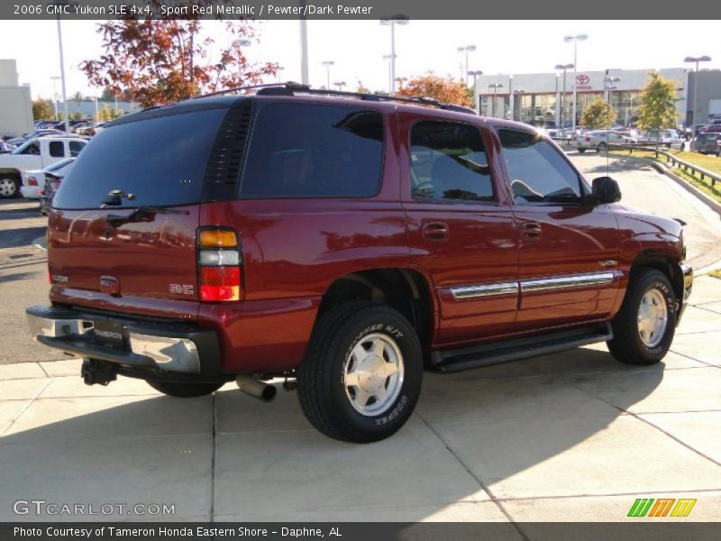 Sport Red Metallic / Pewter/Dark Pewter 2006 GMC Yukon SLE 4x4