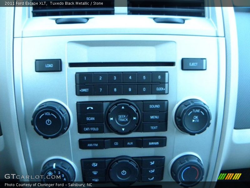 Tuxedo Black Metallic / Stone 2011 Ford Escape XLT